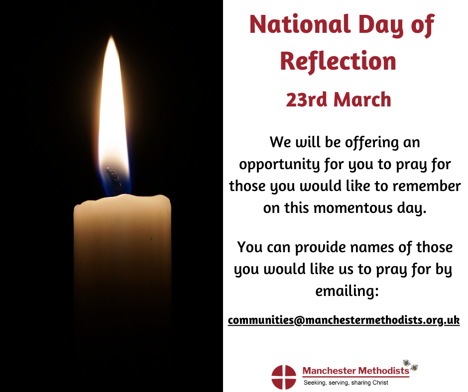 National Day of Reflection, 23rd March Manchester Methodists
